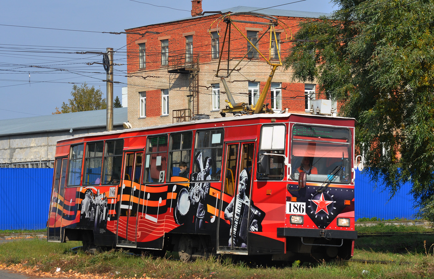 Омск, 71-605ЭП № 186