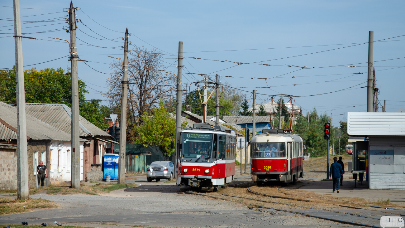 Харьков, Tatra T6A5 № 8679; Харьков, Tatra T3SUCS № 3080