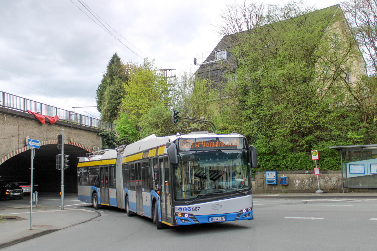 Золинген, Solaris Trollino IV 18 Kiepe № 867