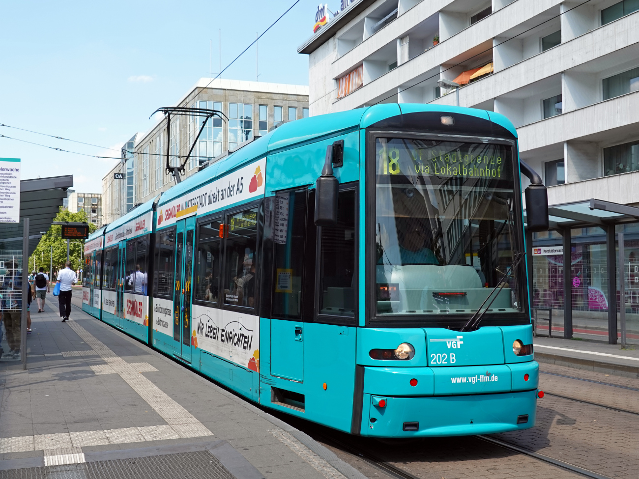 Франкфурт-на-Майне, Bombardier Flexity Classic № 202