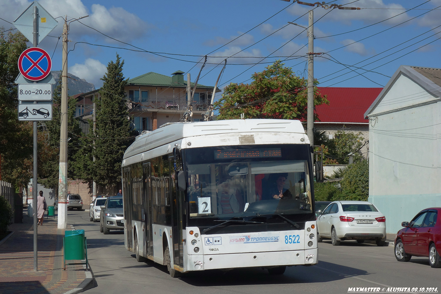 Крымский троллейбус, Тролза-5265.02 «Мегаполис» № 8522