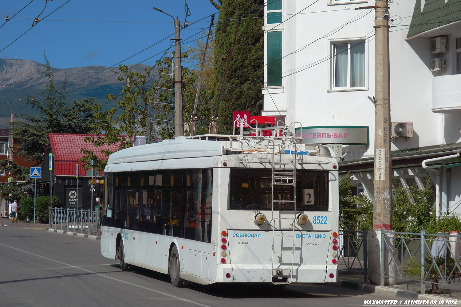 Крымский троллейбус, Тролза-5265.02 «Мегаполис» № 8522
