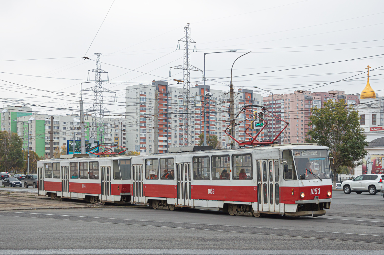 Самара, Tatra T6B5SU № 1053