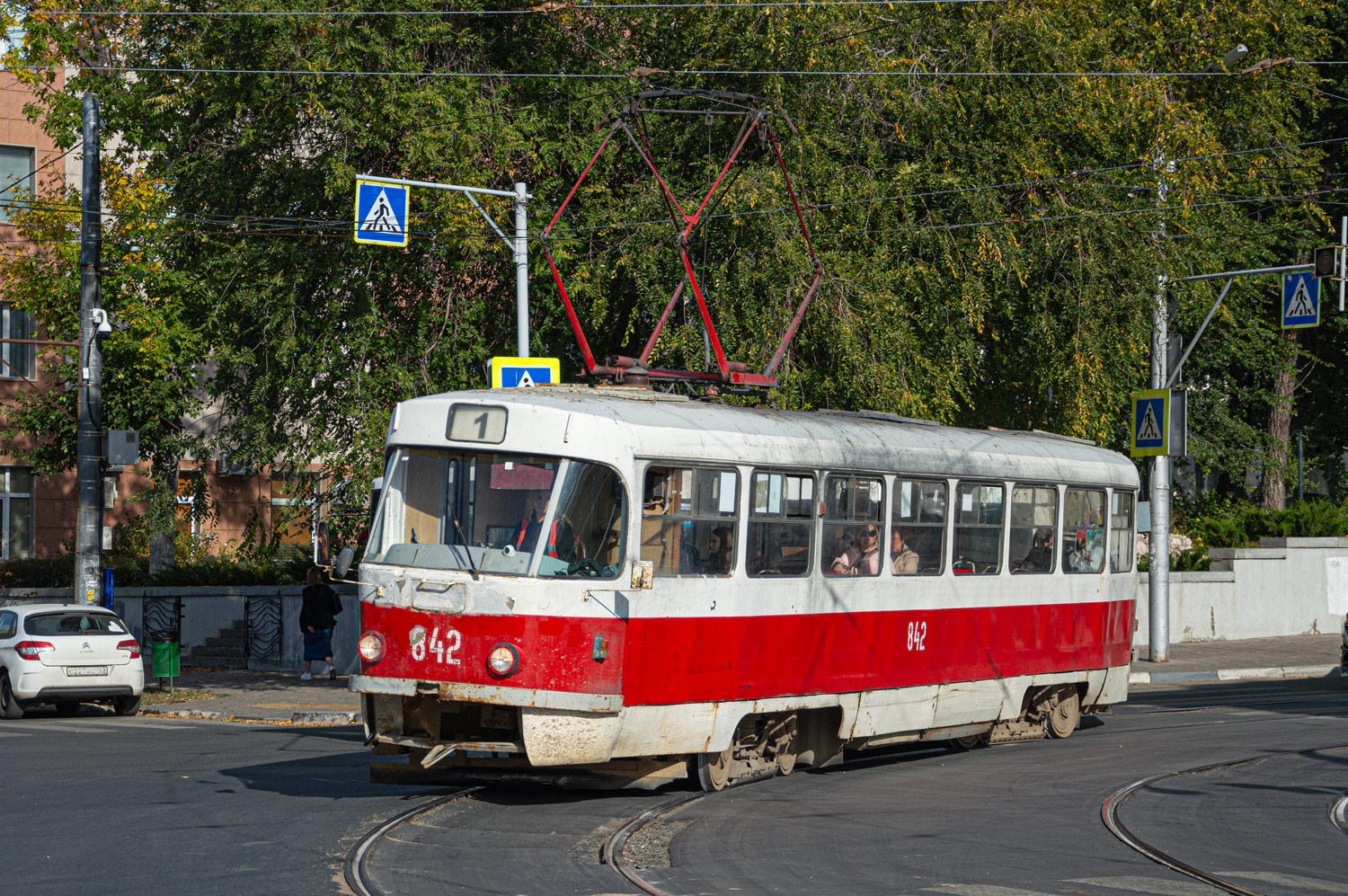 Самара, Tatra T3SU № 842