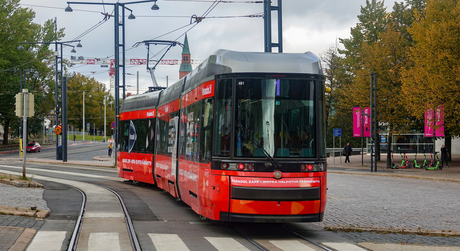 Хельсинки — Эспоо, Škoda ForCity Smart Artic MLNRV3 № 461
