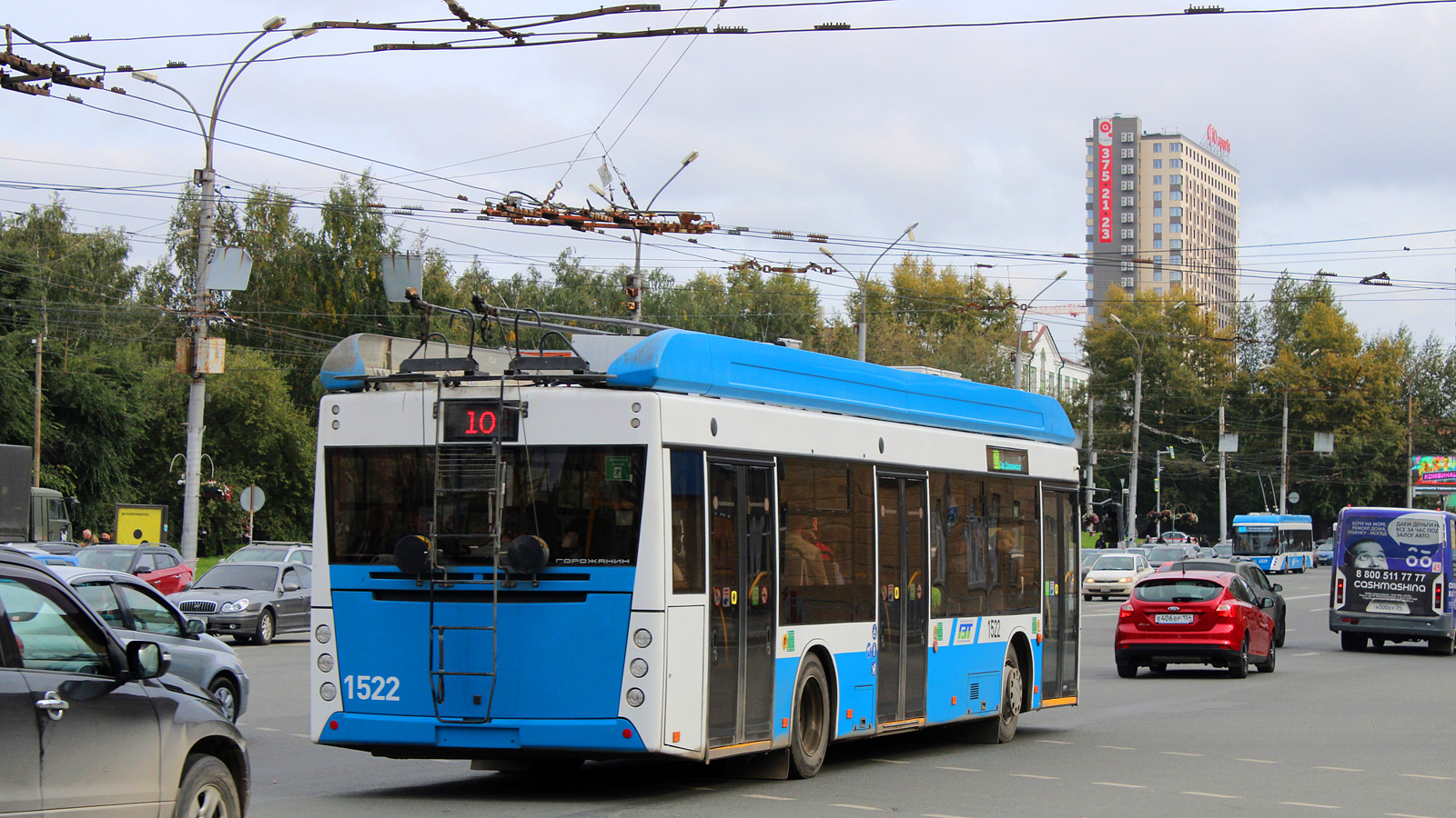 Новосибирск, УТТЗ-6241.01 «Горожанин» № 1522 Новосибирск, УТТЗ-6241.01 «Горожанин» № 1522