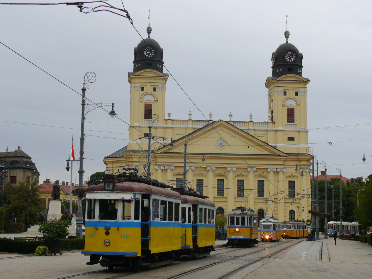 Дебрецен, BVVV F (Schlick) № 1884; Дебрецен, Ganz-Hunslet KCSV6-1s № 505; Дебрецен — Парад к 140-летию DKV 29 сентября 2024