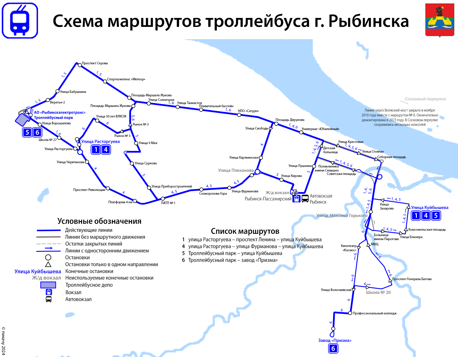 Rybinsk — Maps