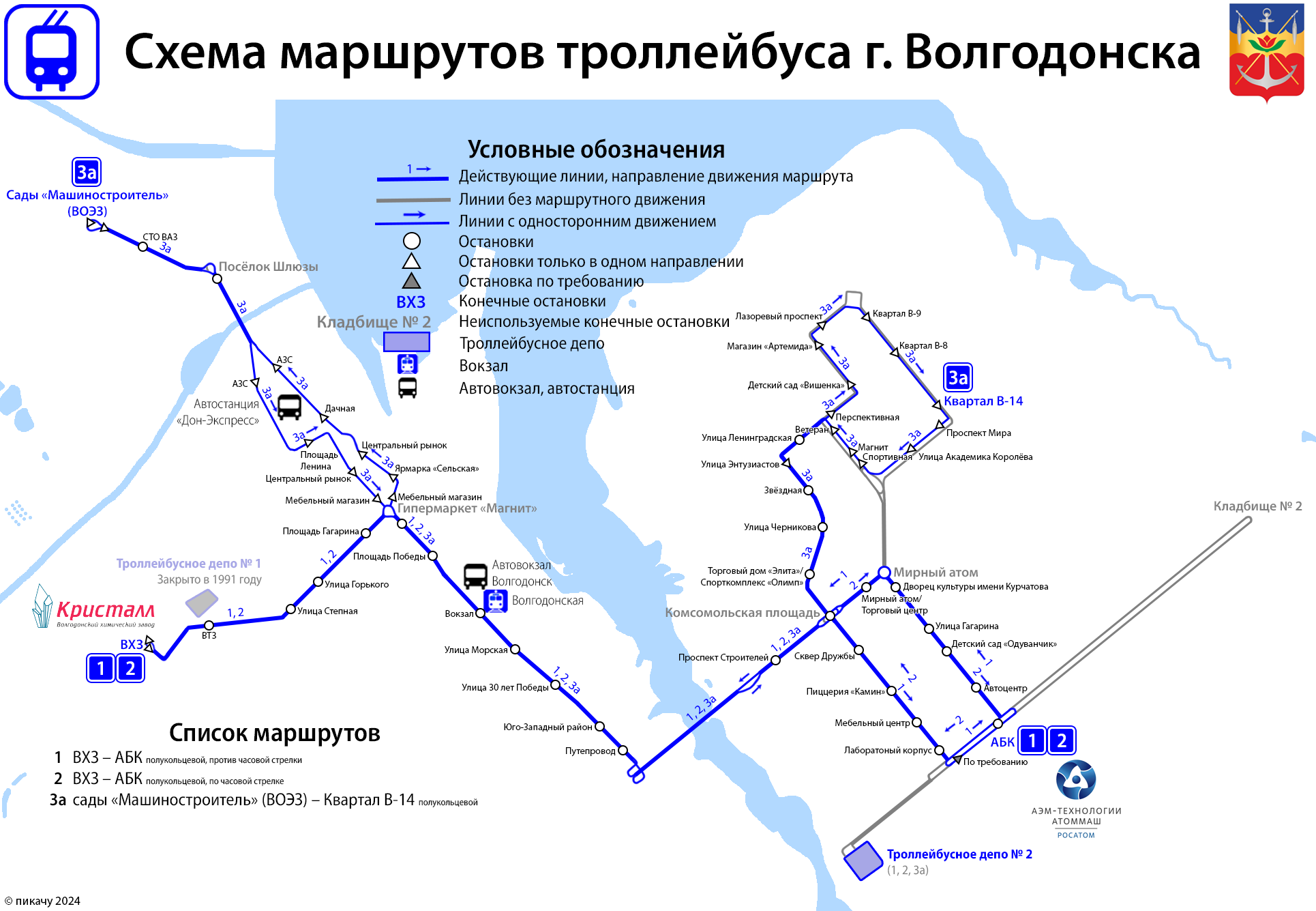 Волгодонск — Схемы