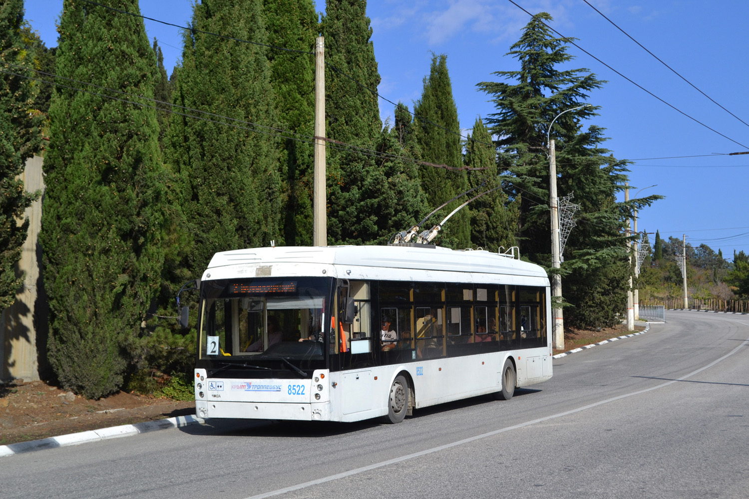 Крымский троллейбус, Тролза-5265.02 «Мегаполис» № 8522