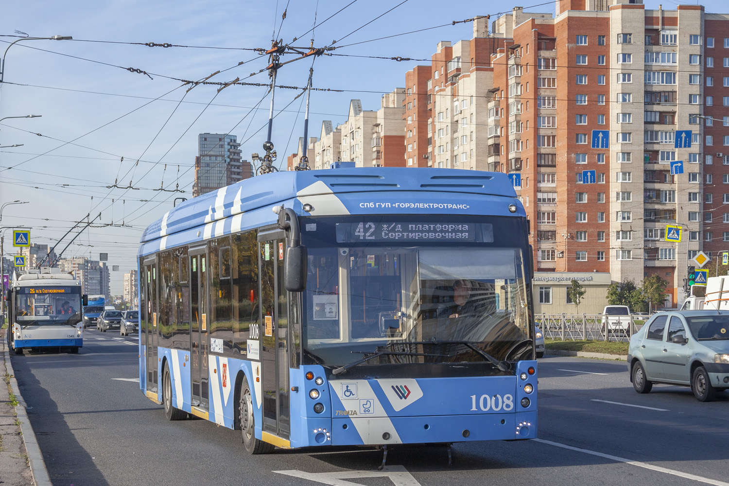 Санкт-Петербург, Тролза-5265.08 «Мегаполис» № 1008