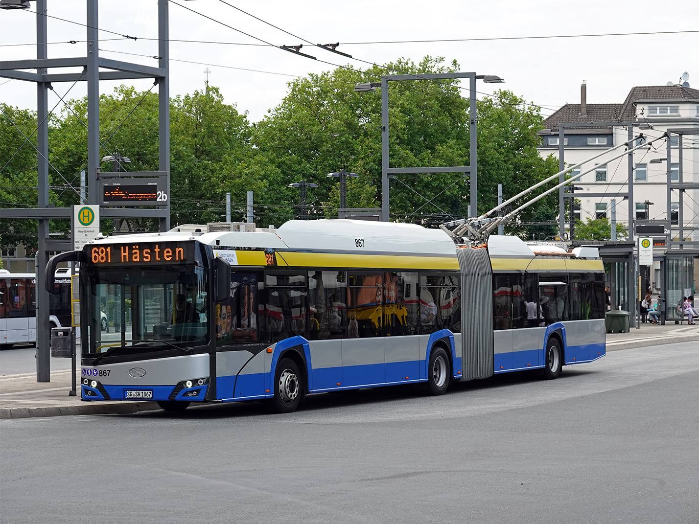 Золинген, Solaris Trollino IV 18 Kiepe № 867