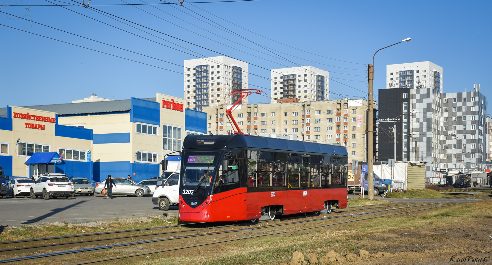 Новосибирск, БКМ Т701 № 3202