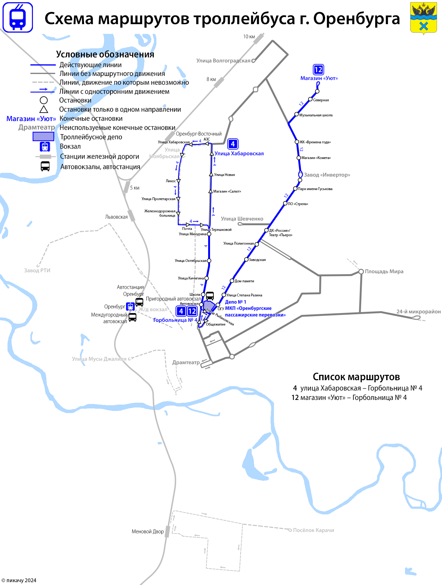 Orenburg — Maps