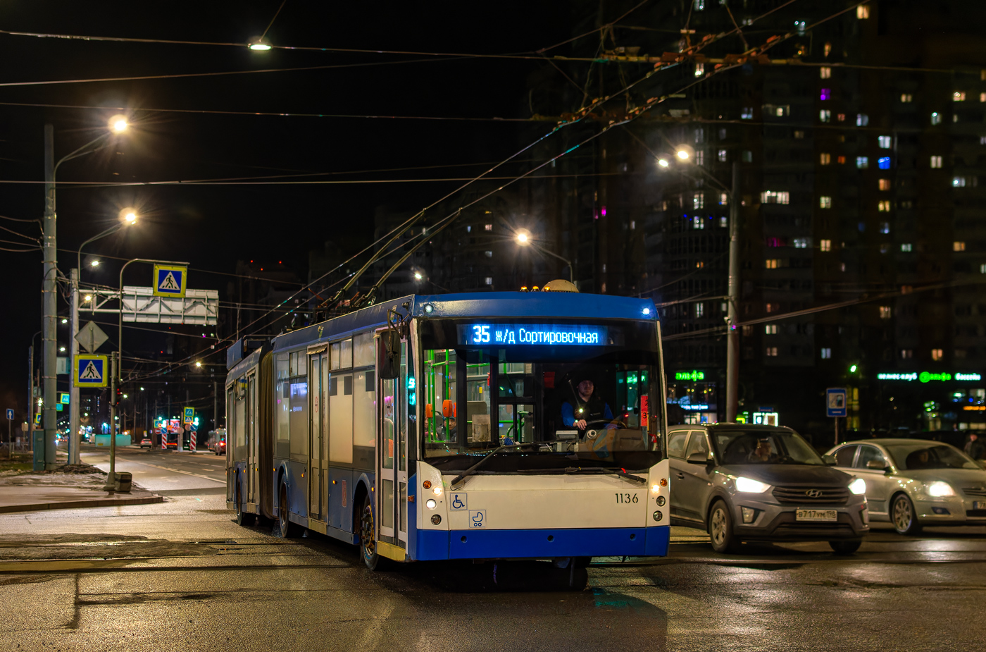Санкт-Петербург, Тролза-6206.01 «Мегаполис» № 1136