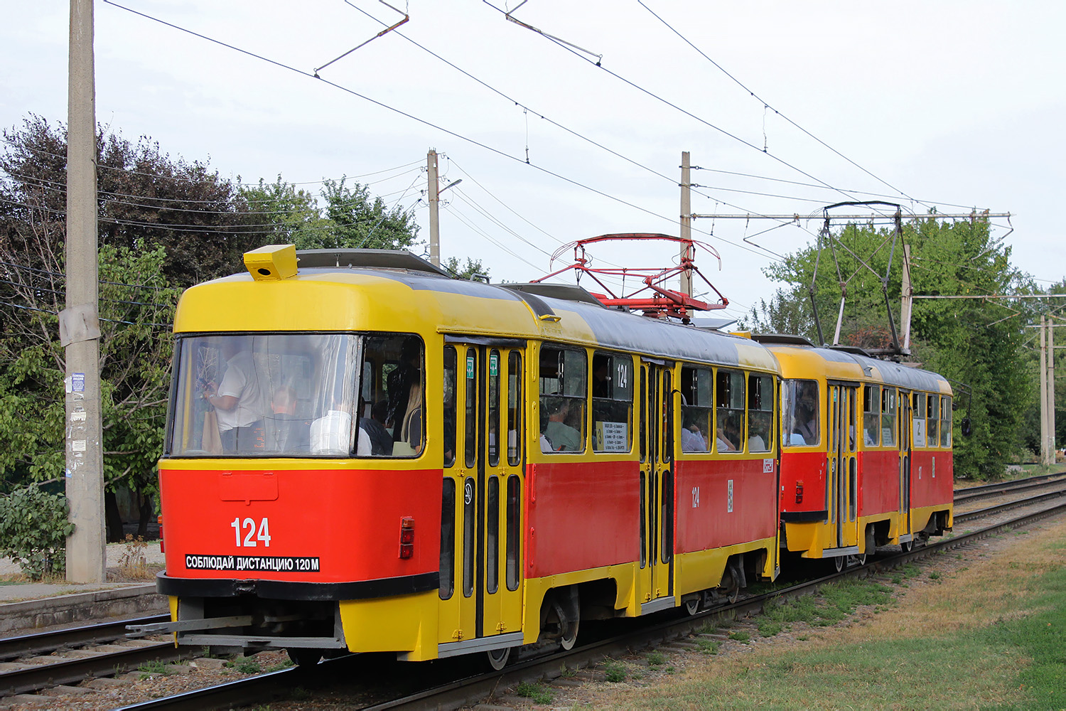 Краснодар, Tatra T3SU № 124