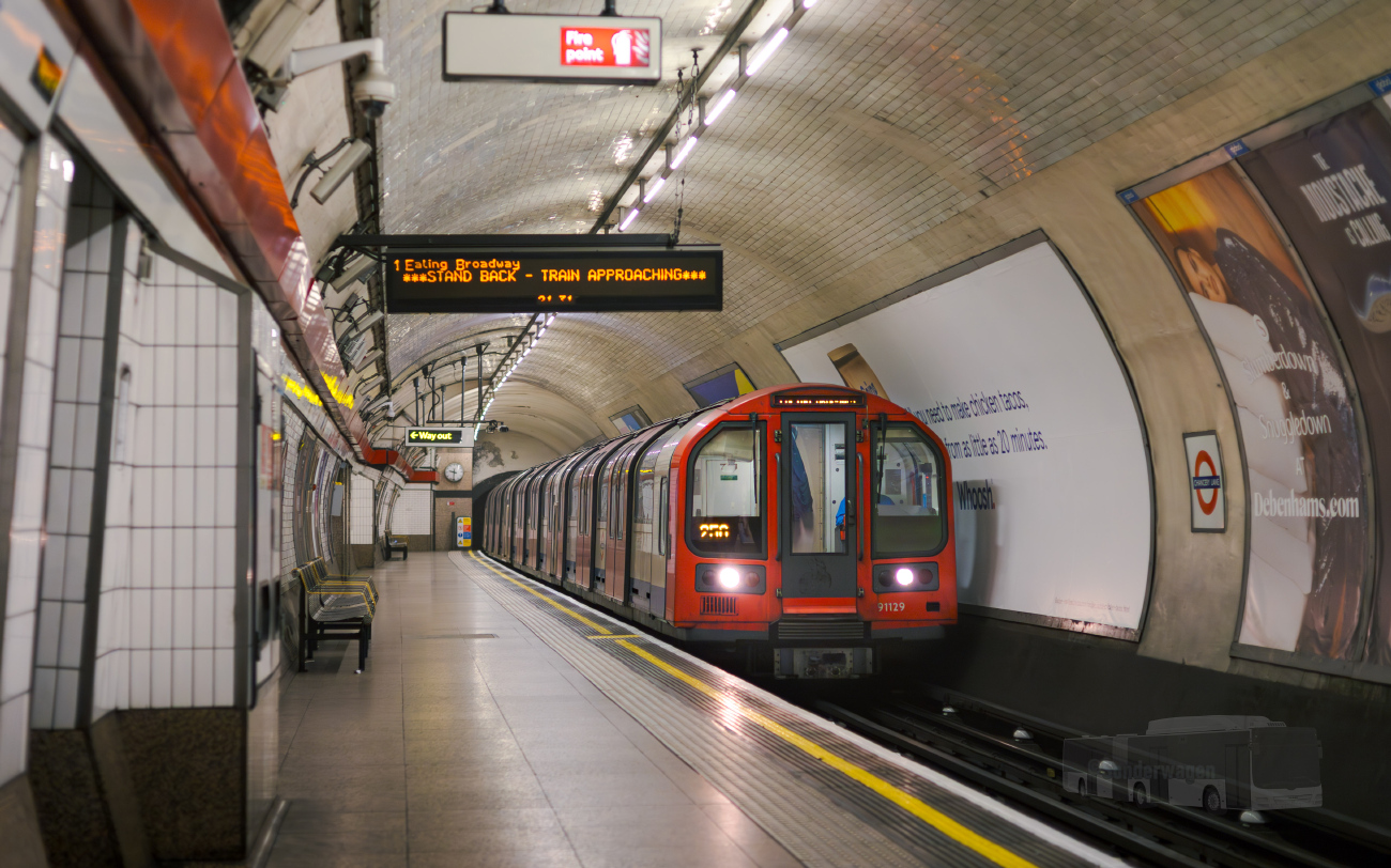 Лондон, London Underground 1992 Stock № 91129