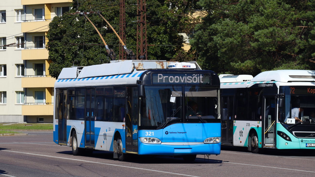 Таллин, Solaris Trollino II 12 Ganz № 321 Таллин, Solaris Trollino II 12 Ganz № 321