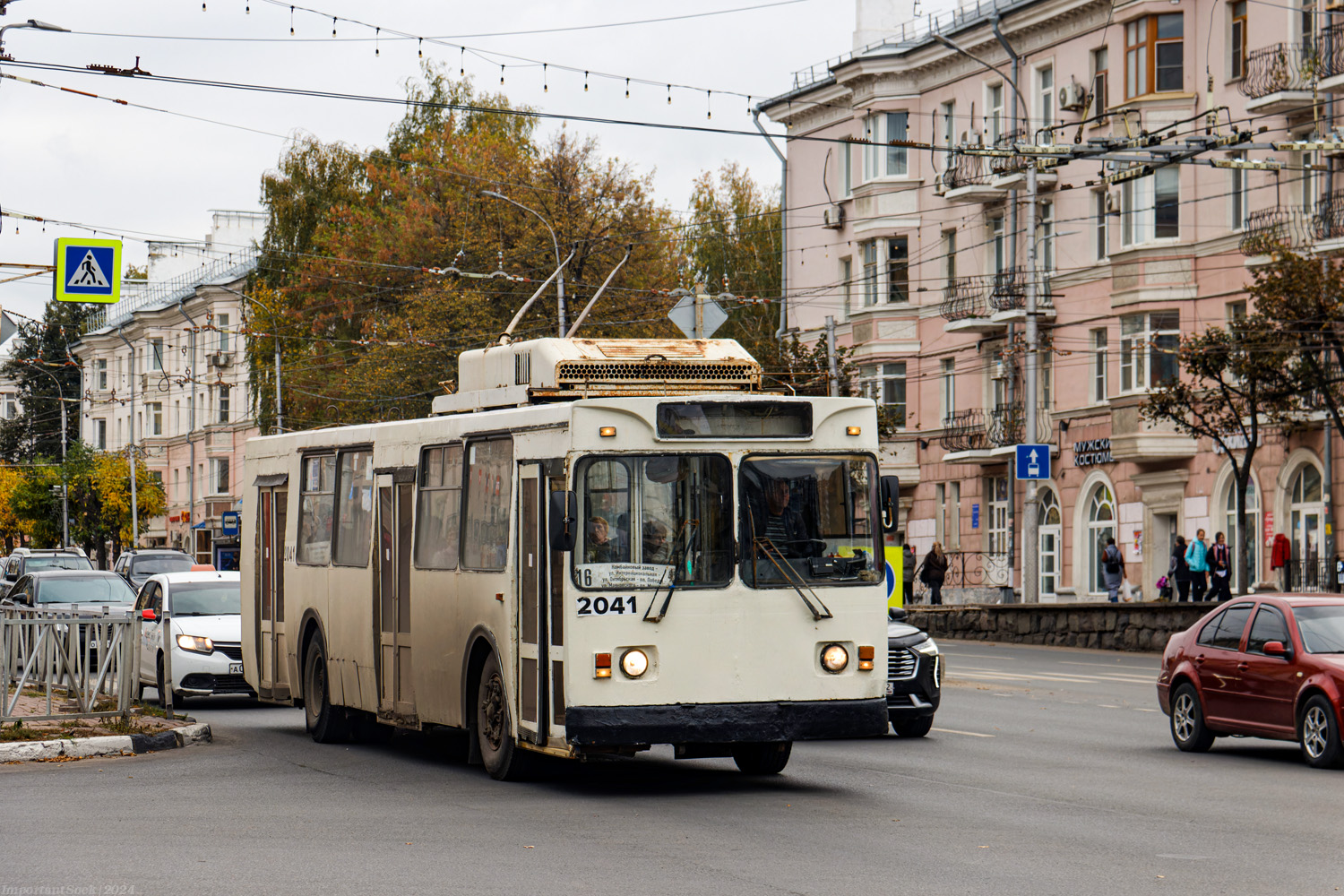 Рязань, ЗиУ-682ГМ1 (с широкой передней дверью) № 2041