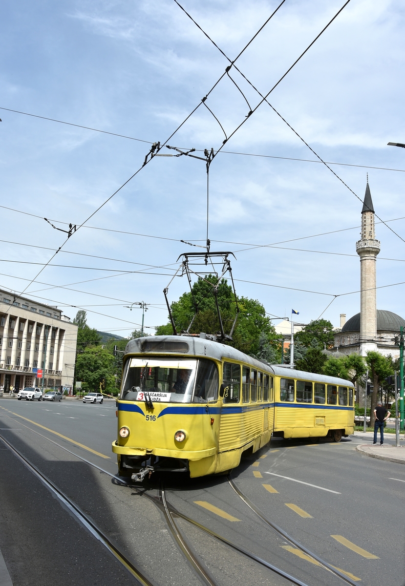 Sarajevo, Tatra K2YU č. 516