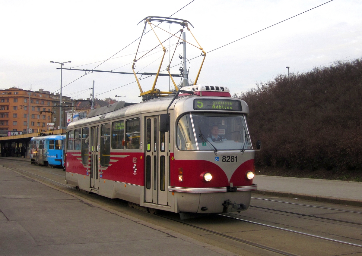Прага, Tatra T3R.PLF № 8281