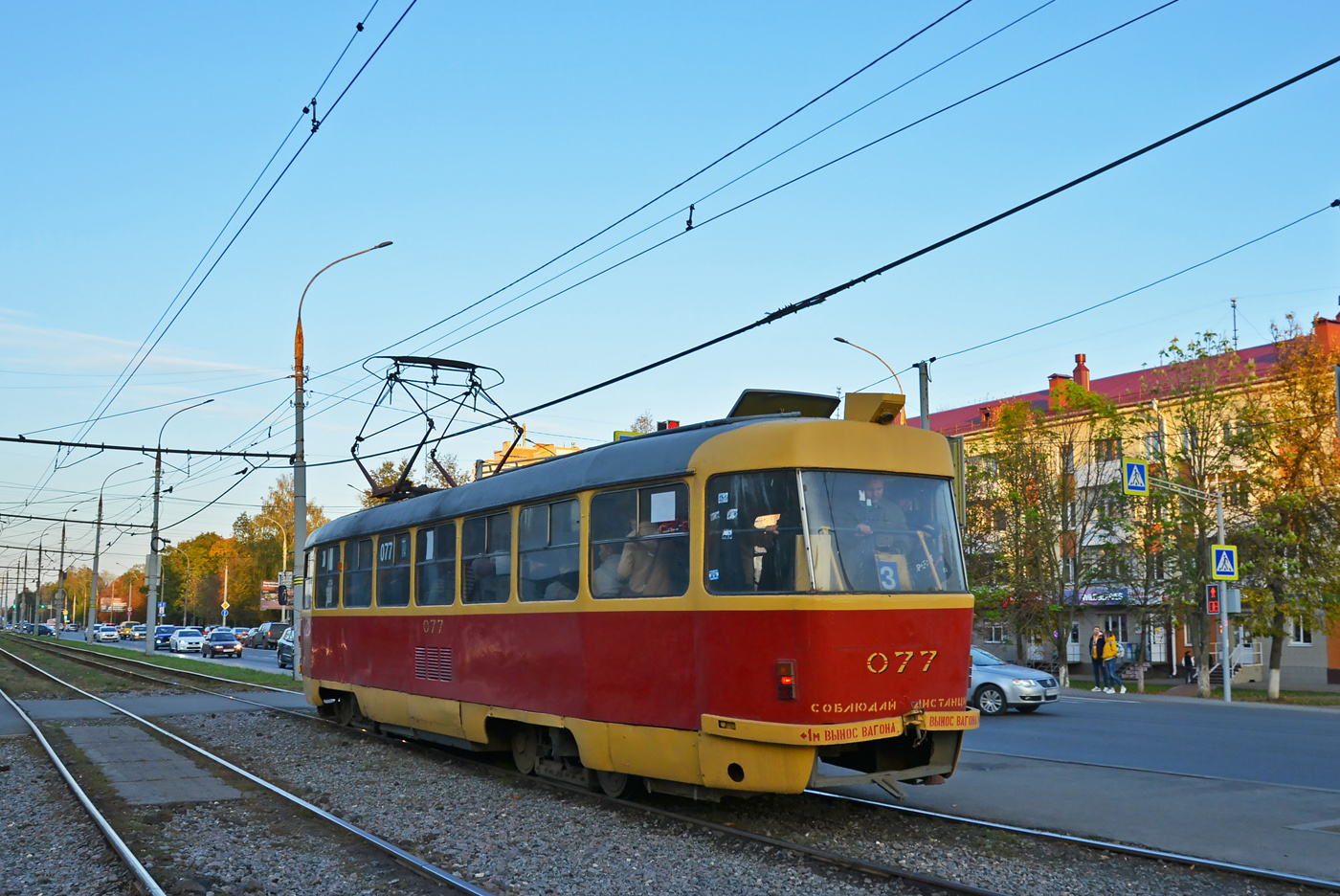 Орёл, Tatra T3SU № 077