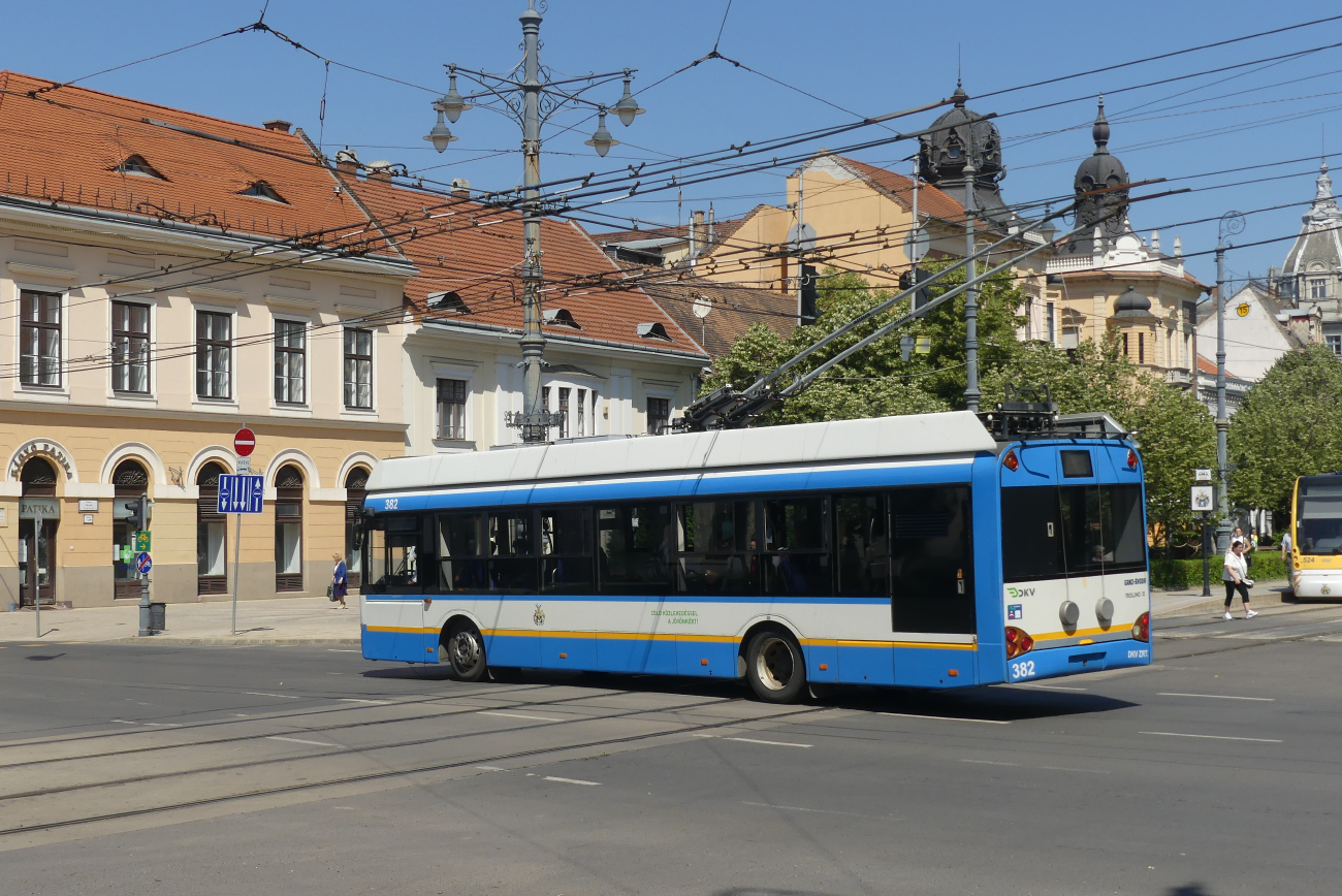 Debrecen, Solaris Trollino II 12 Ganz-Škoda D № 382