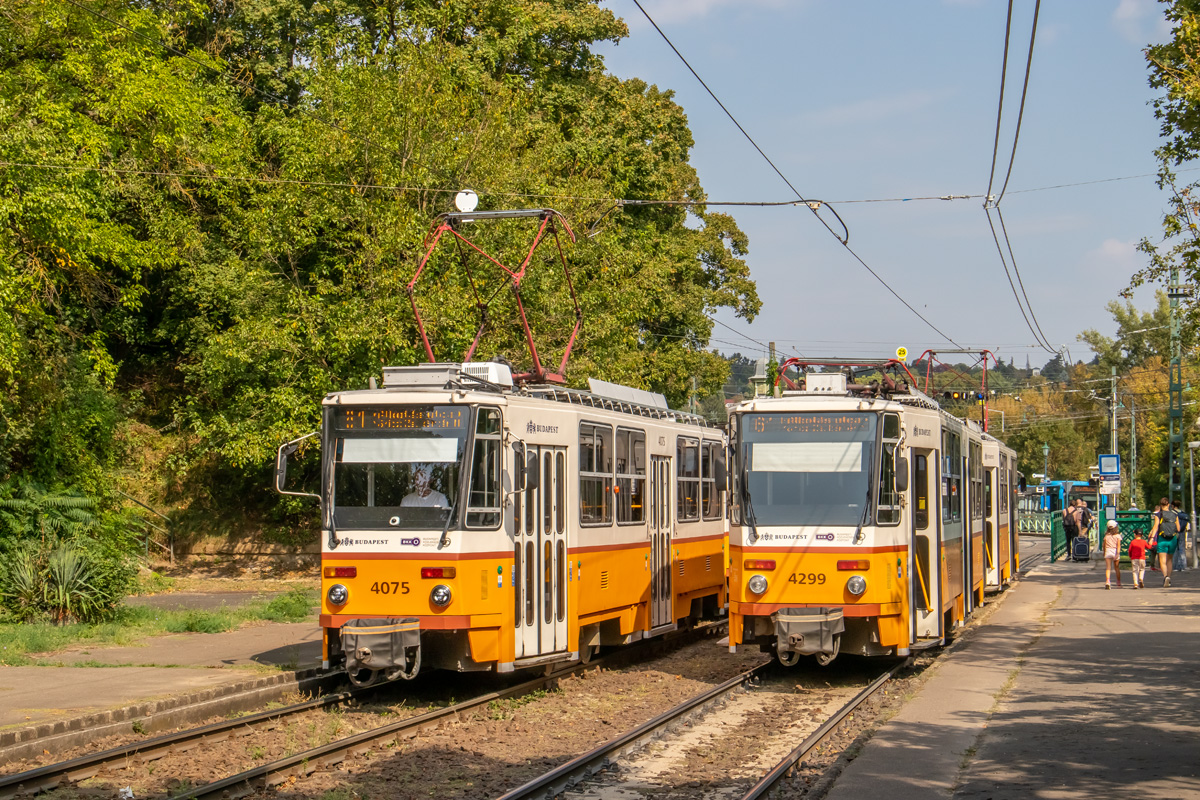 Budapest, Tatra T5C5K2 Nr. 4075; Budapest, Tatra T5C5K2 Nr. 4299