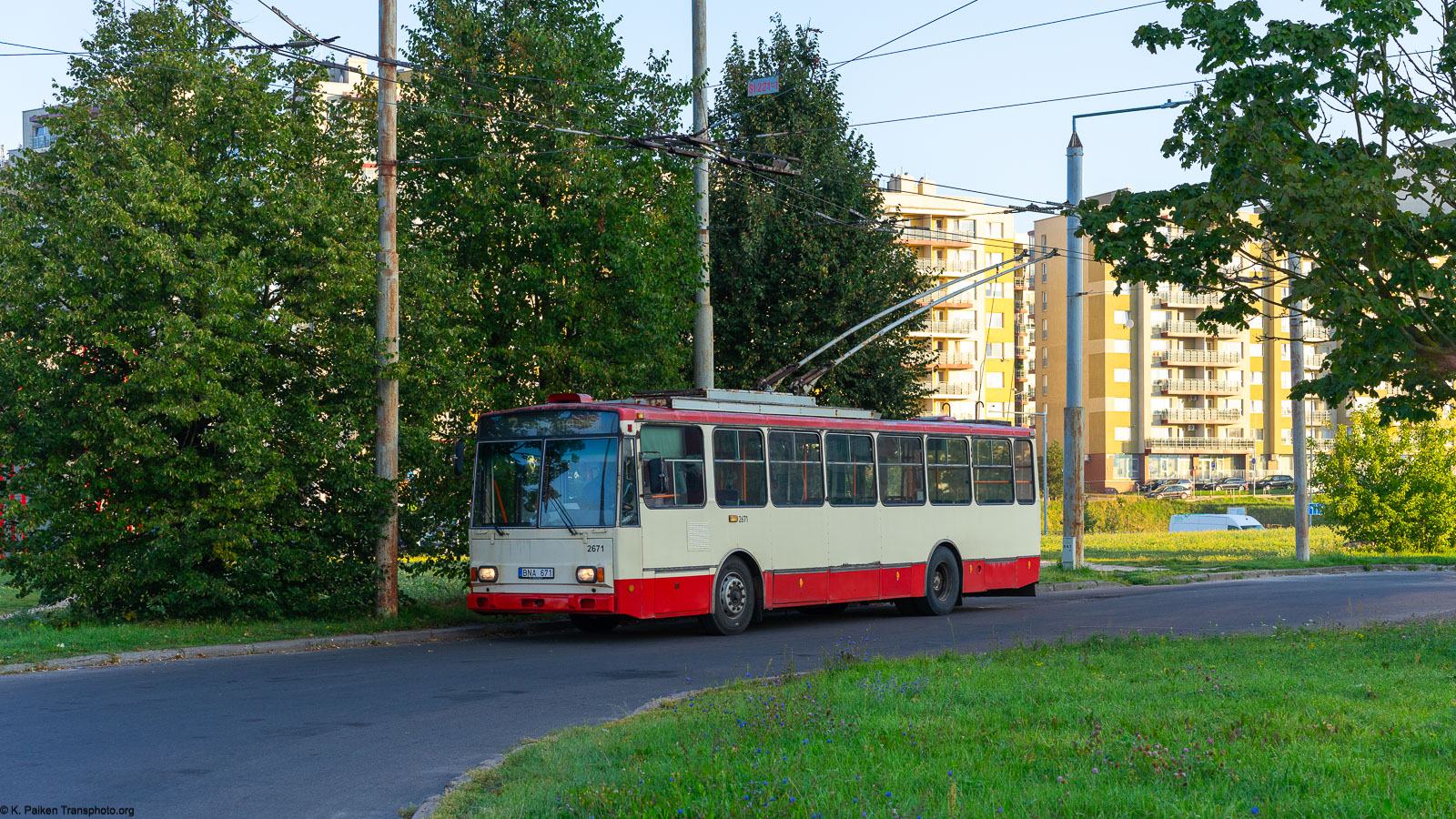 Вильнюс, Škoda 14Tr17/6M № 2671