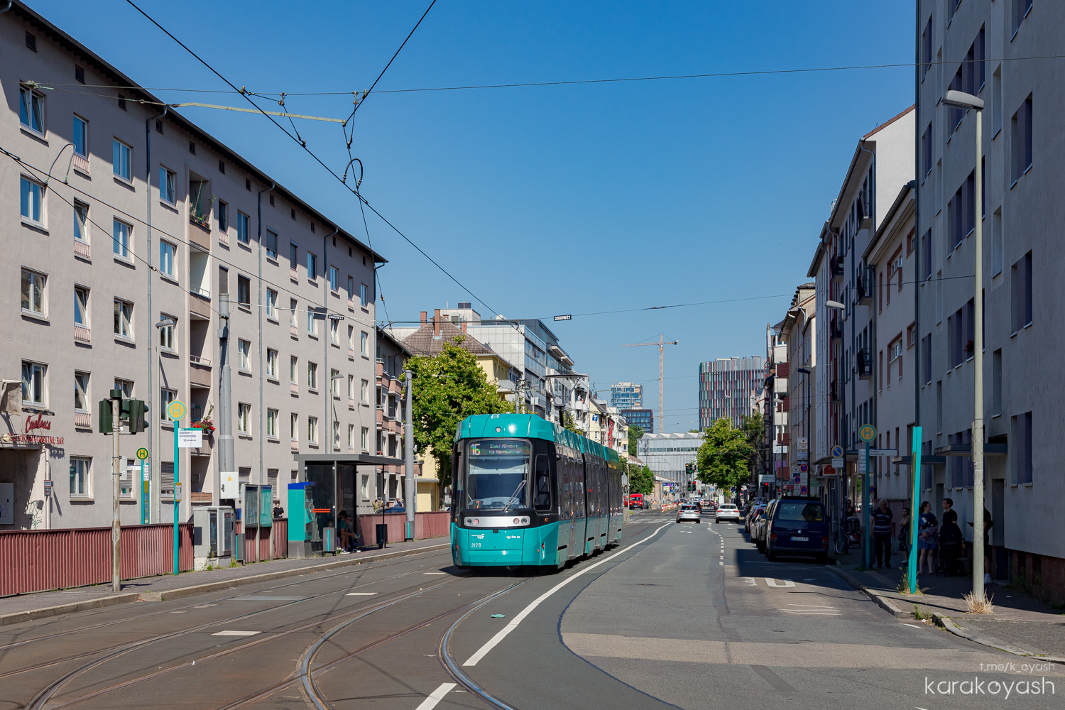 Франкфурт-на-Майне, Alstom Citadis 305 № 312
