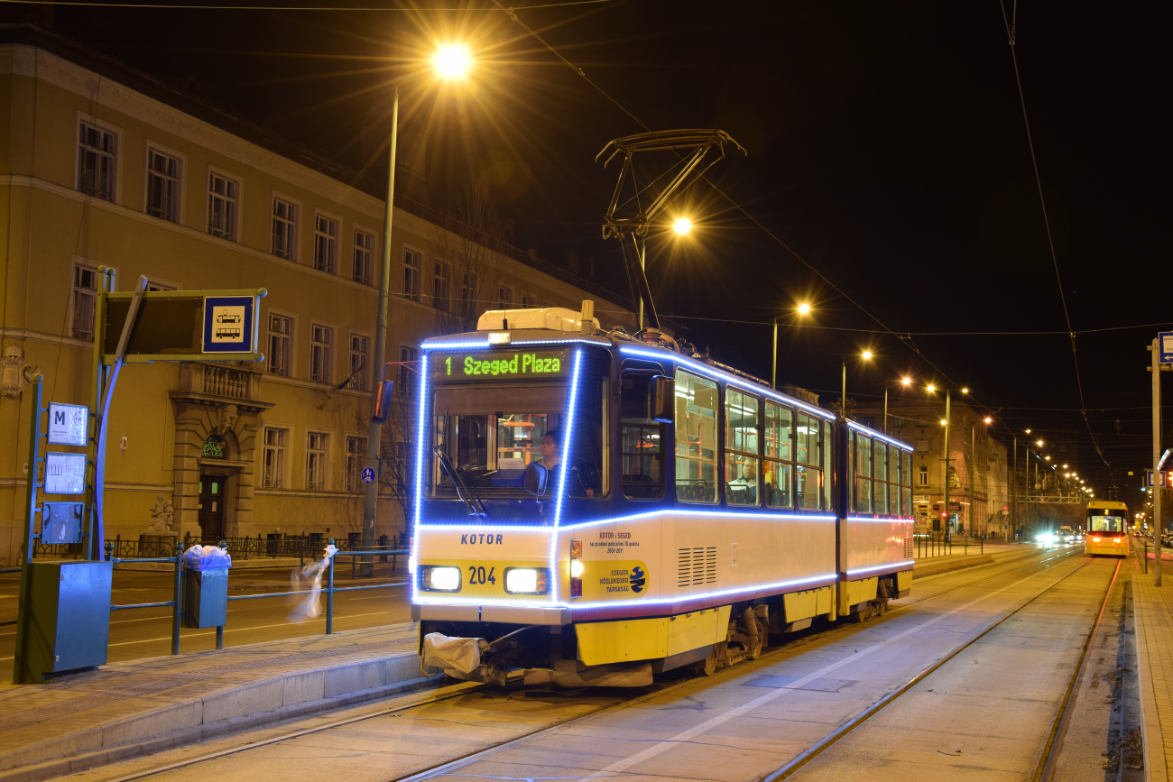 Szeged, Tatra KT4DMC Nr. 204