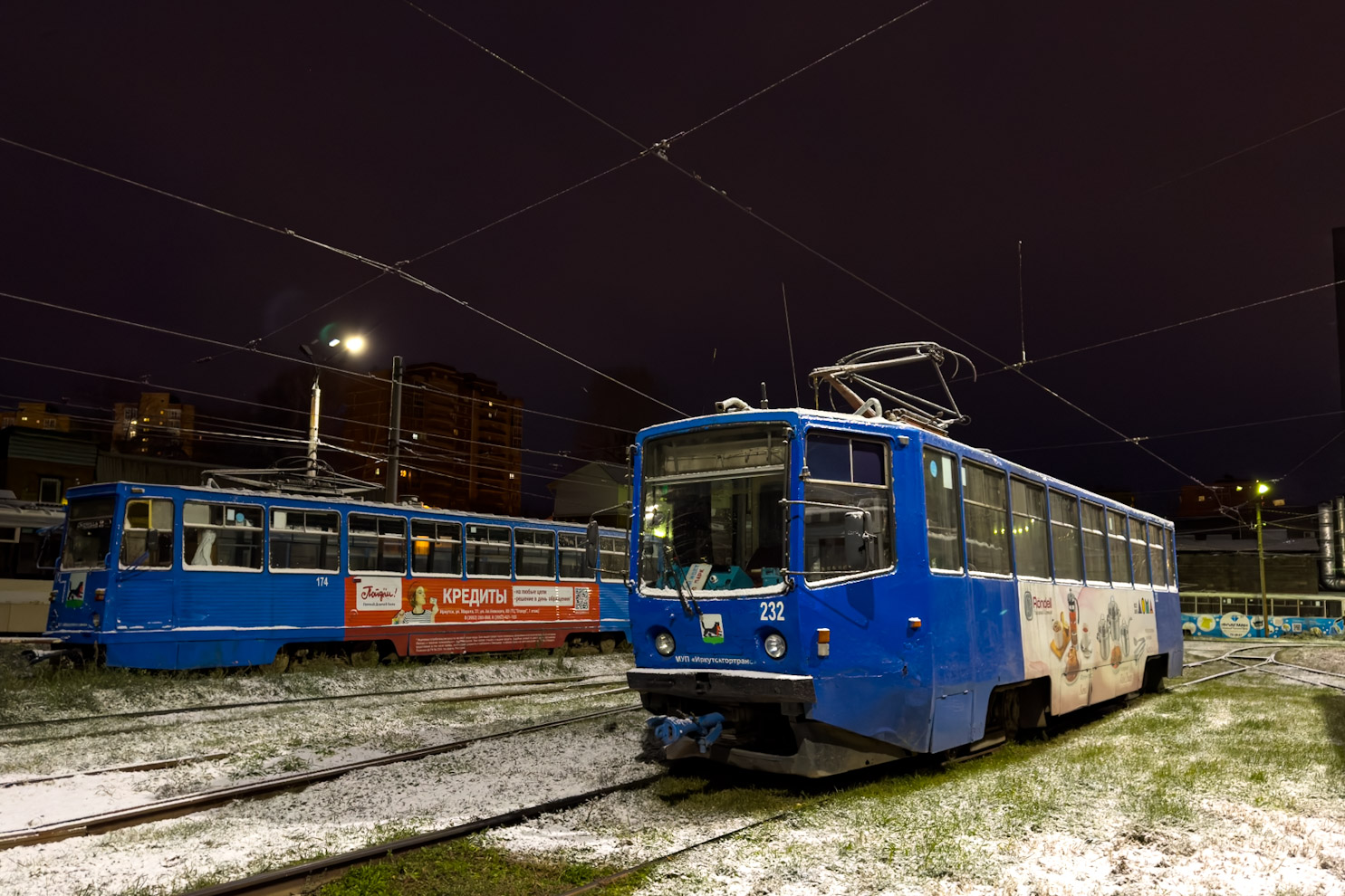 Irkutsk, 71-608KM Nr. 232; Irkutsk — Night and evening photos