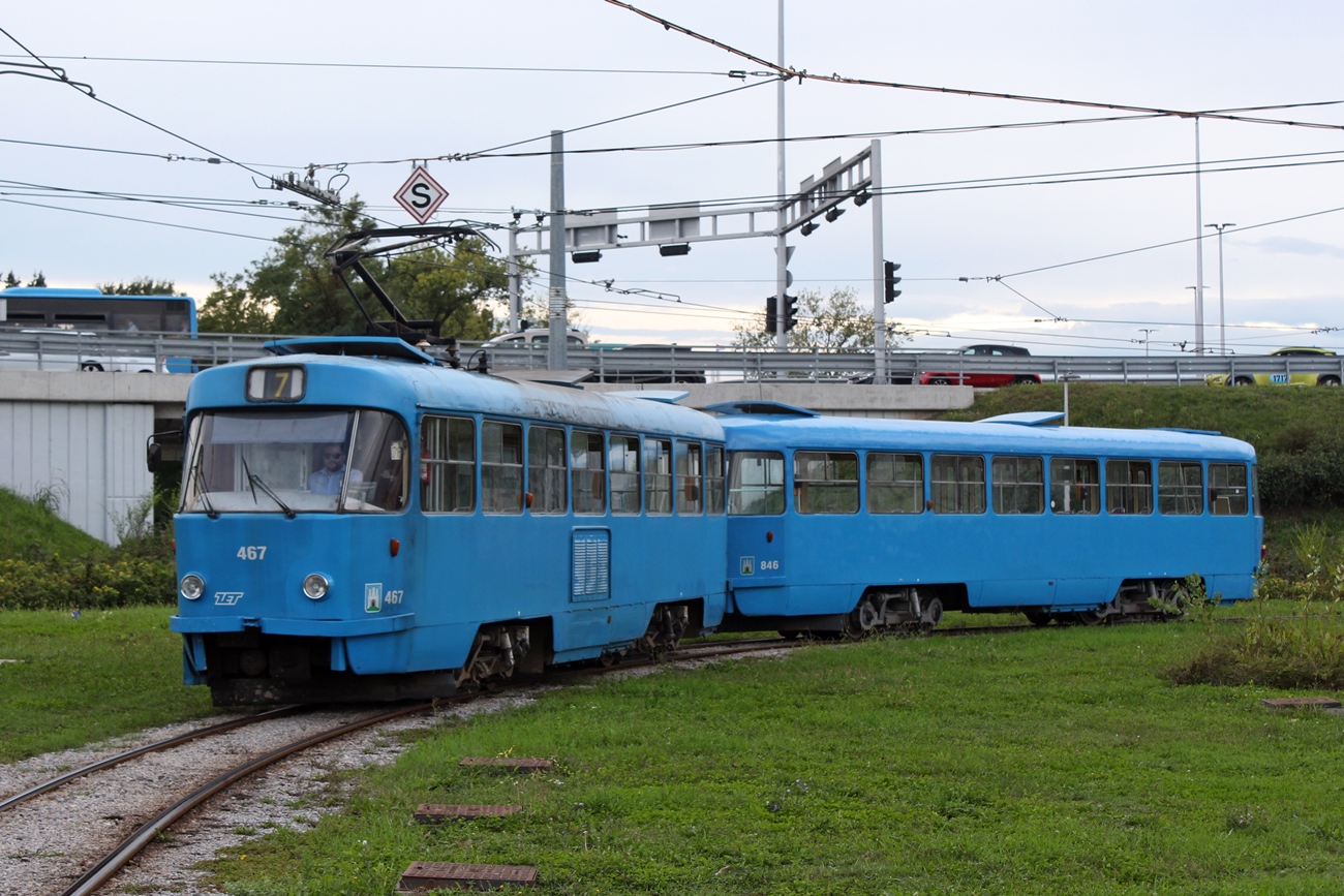 Загреб, Tatra T4YU № 467