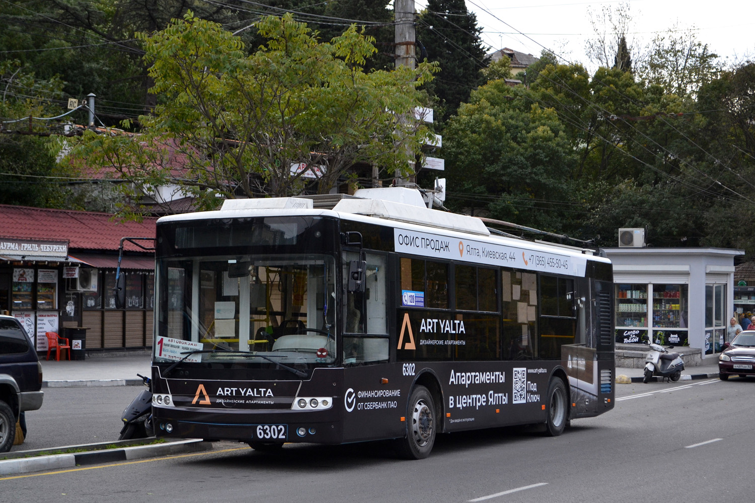 Crimean trolleybus, Bogdan T60111 # 6302