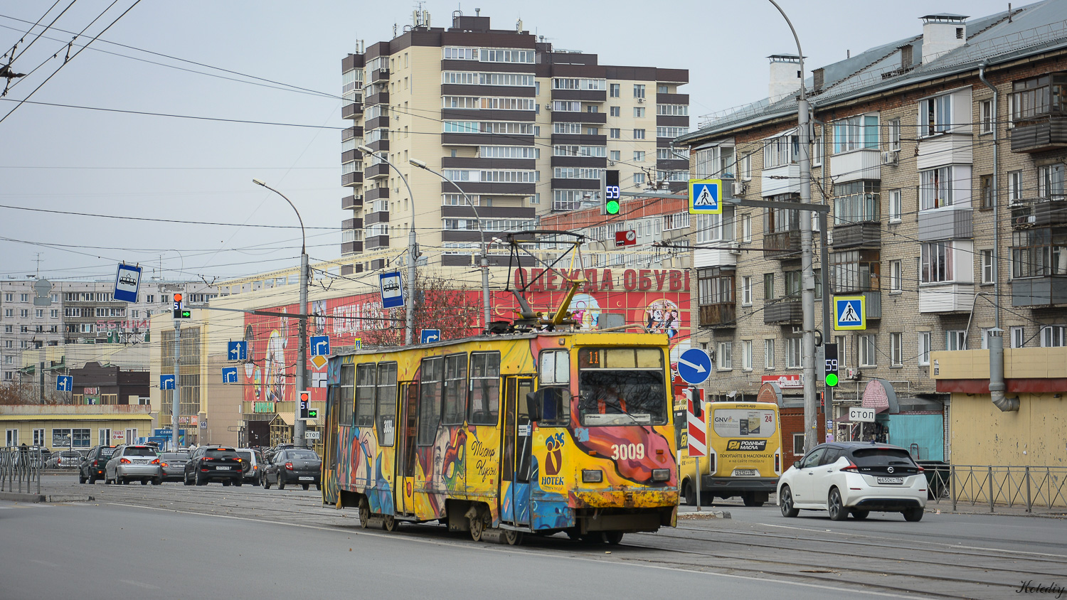 Новосибирск, 71-605 (КТМ-5М3) № 3009