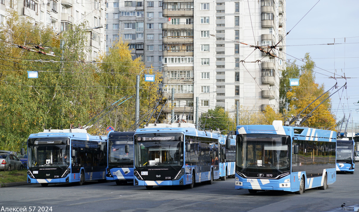 Санкт-Петербург, БКМ 32100D «Ольгерд» № 2135; Санкт-Петербург, ПКТС-6281.00 «Адмирал» № 3270