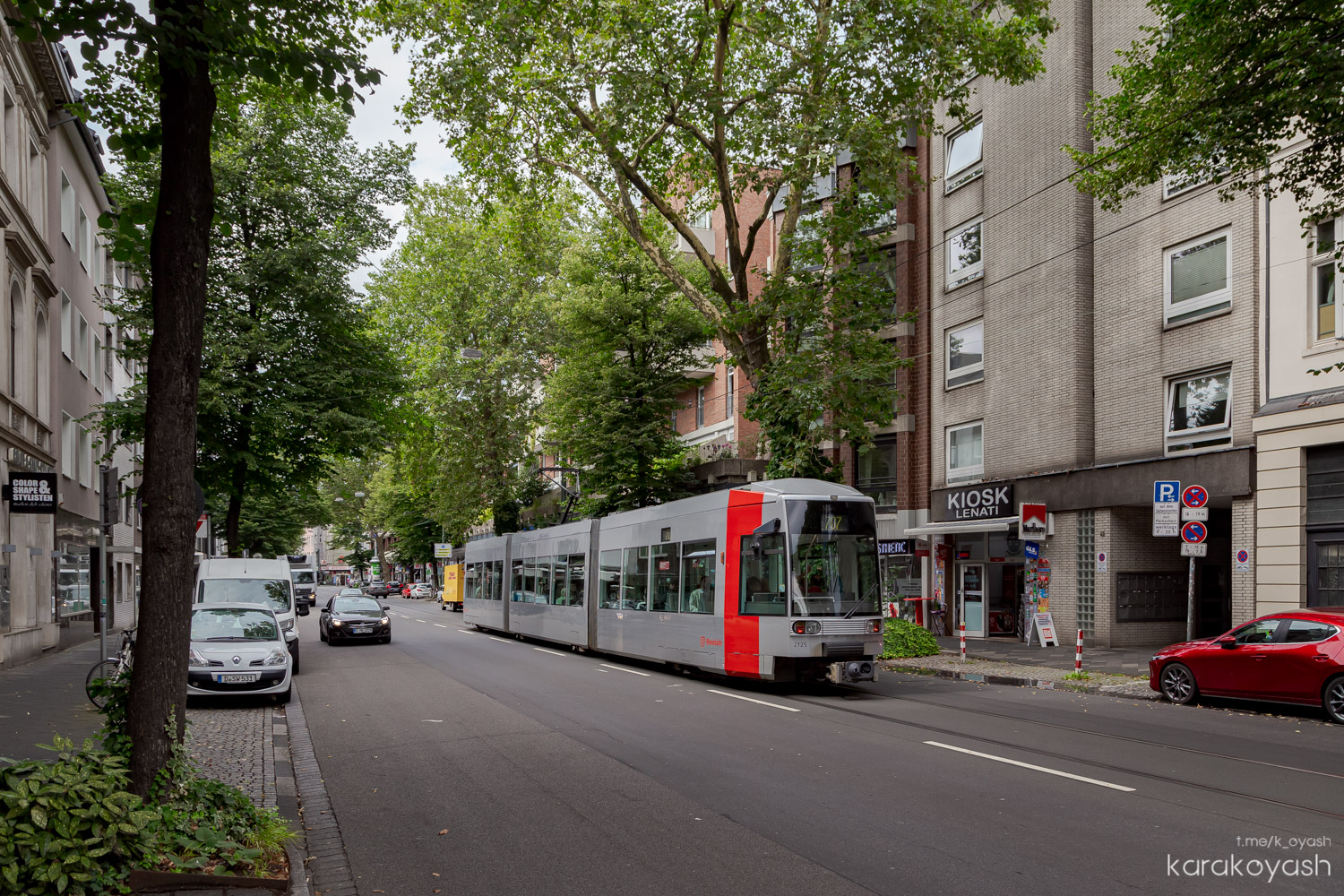 Дюссельдорф, Duewag NF6 № 2125 Дюссельдорф, Duewag NF6 № 2125