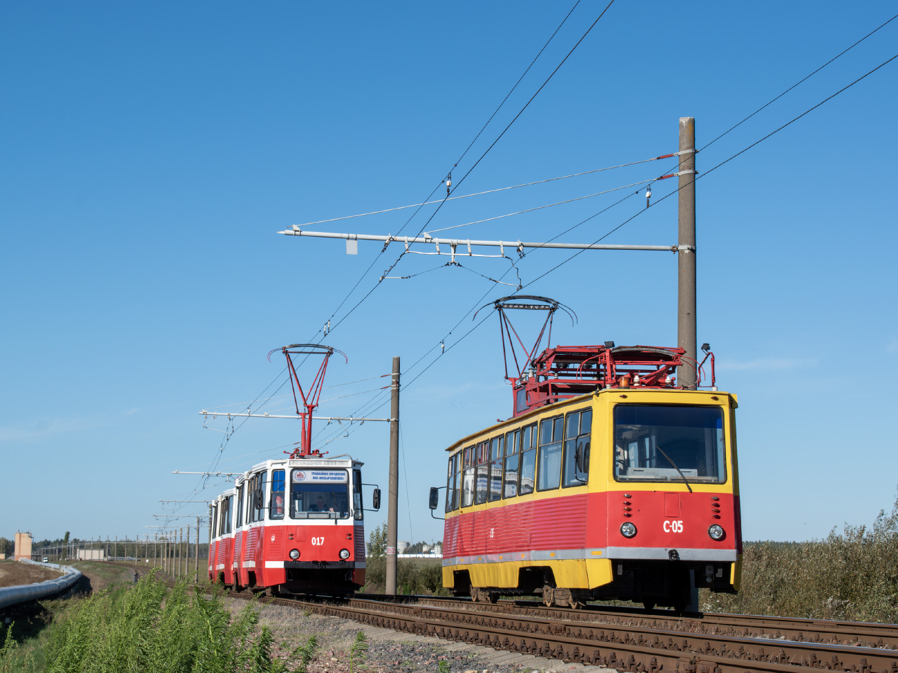 Мозырь, 71-605 (КТМ-5М3) № 017; Мозырь, ВТК-06 № С-05