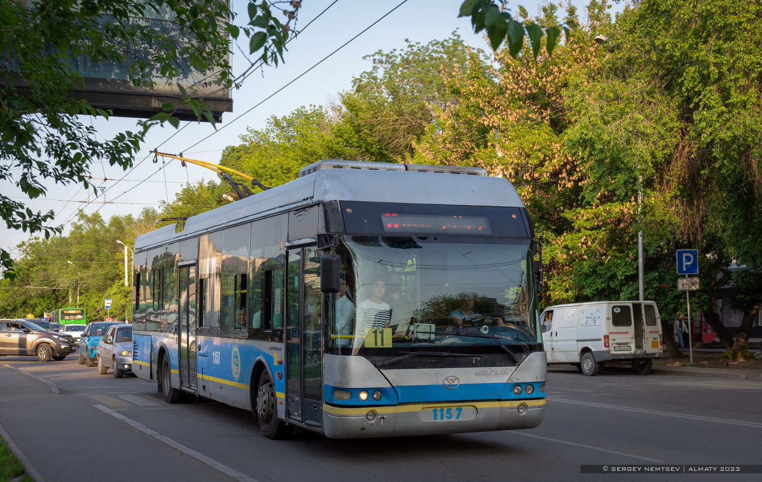 阿拉木圖, YoungMan JNP6120GDZ (Neoplan Kazakhstan) # 1157 阿拉木圖, YoungMan JNP6120GDZ (Neoplan Kazakhstan) # 1157
