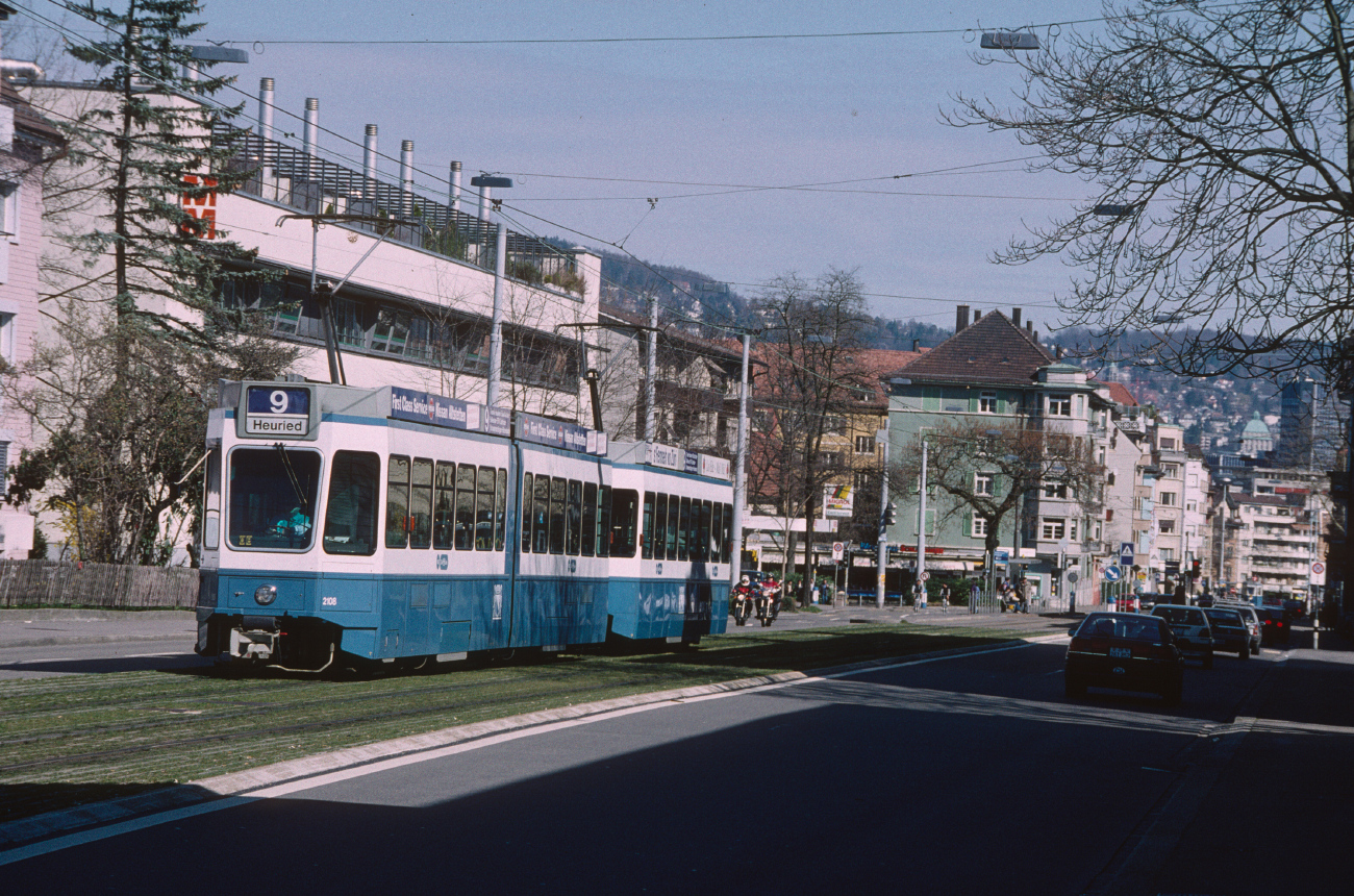 Цюрих, SWP/SIG/ABB Be 4/6 "Tram 2000" № 2108