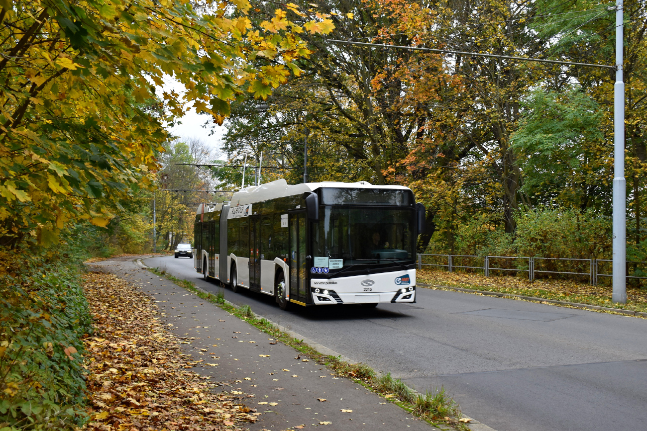 Генуя, Solaris Trollino IV 18 Škoda № 2215; Пльзень — Новые троллейбусы с завода Шкода