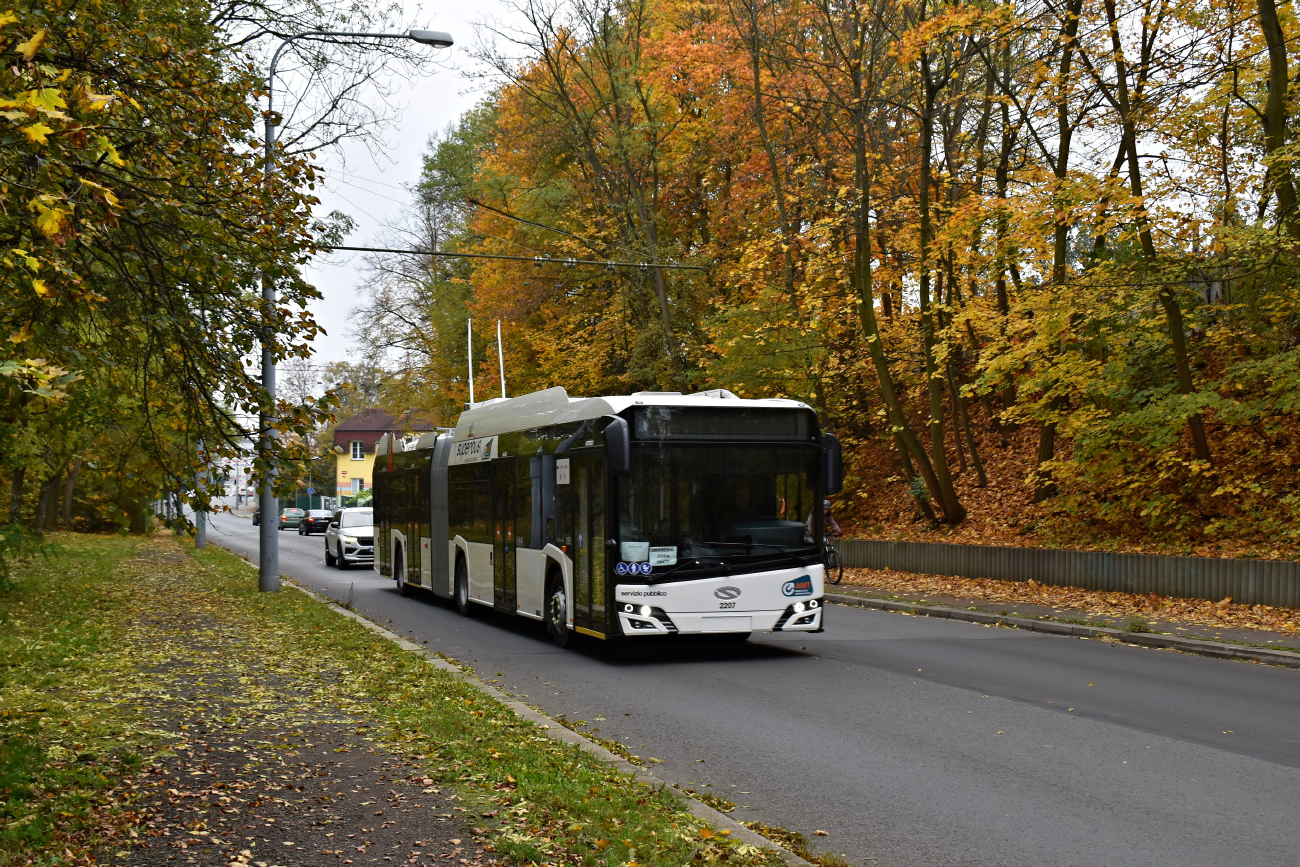 Генуя, Solaris Trollino IV 18 Škoda № 2207; Пльзень — Новые троллейбусы с завода Шкода