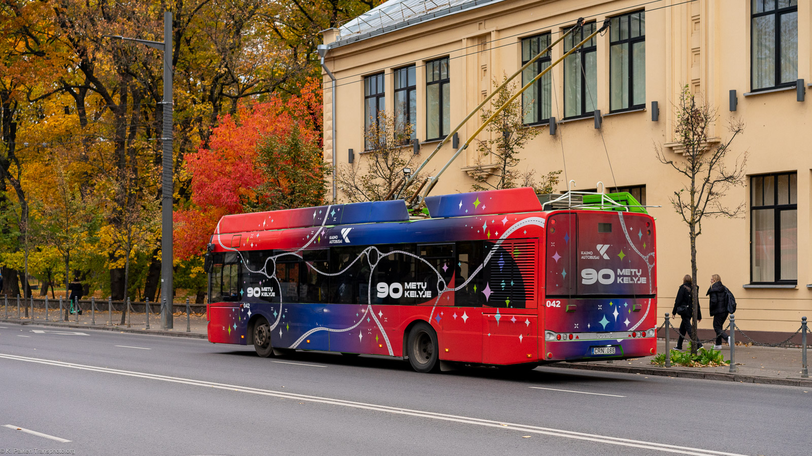 Каунас, Solaris Trollino III 12 AC № 042