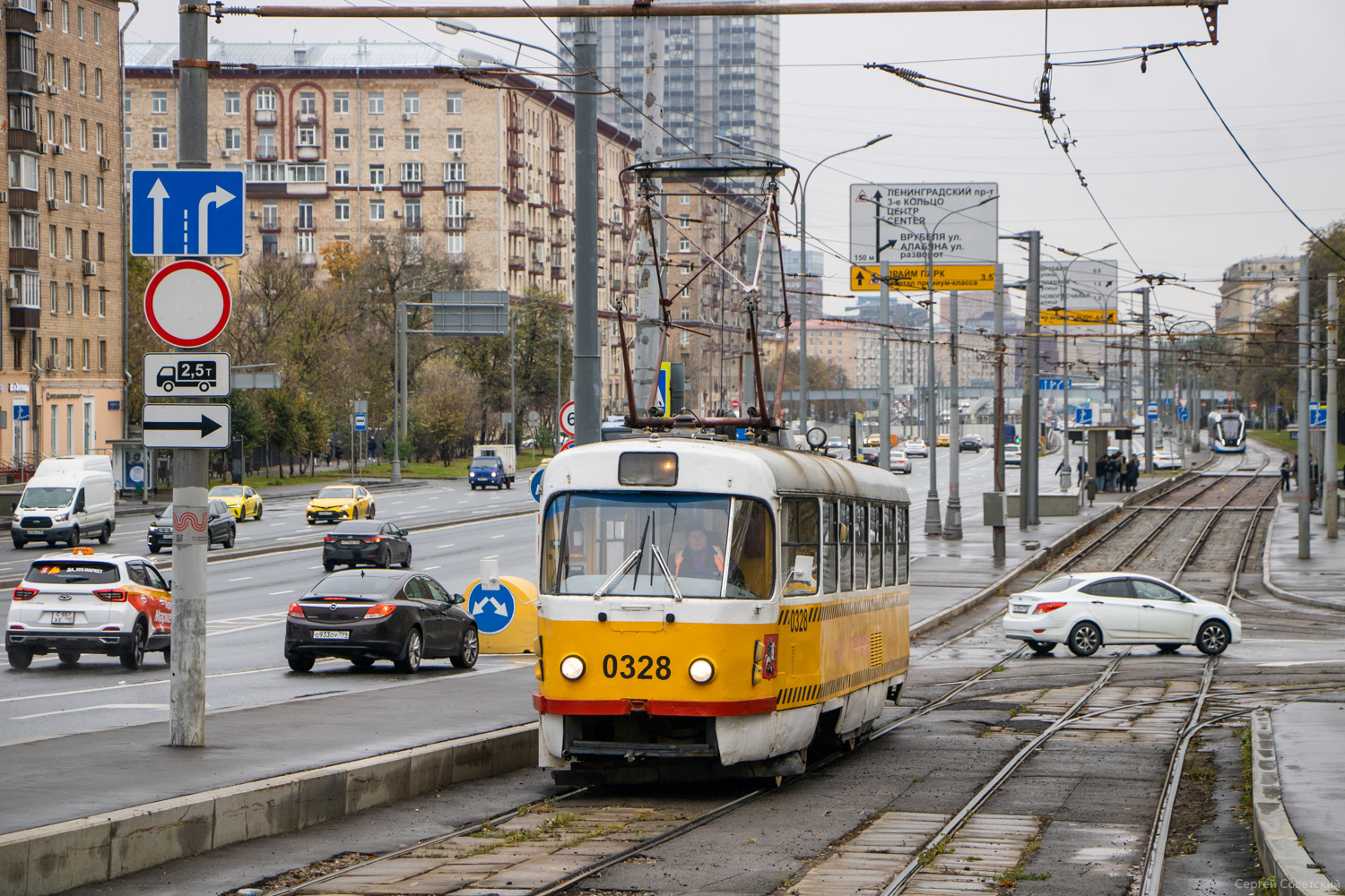 Москва, Tatra T3SU № 0328