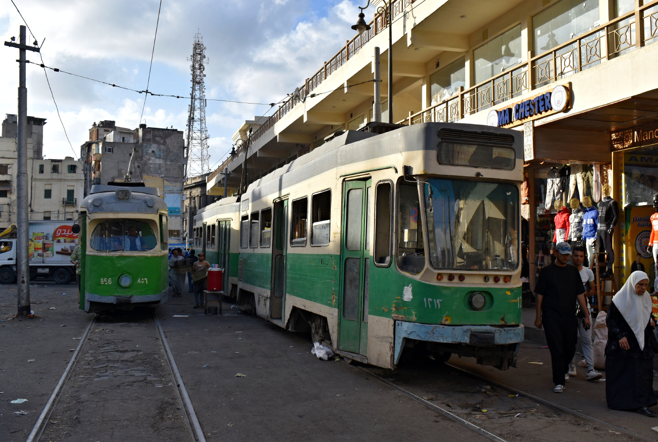 Александрия, Duewag GT6 № 856; Александрия, Ganz/Duewag № 1213