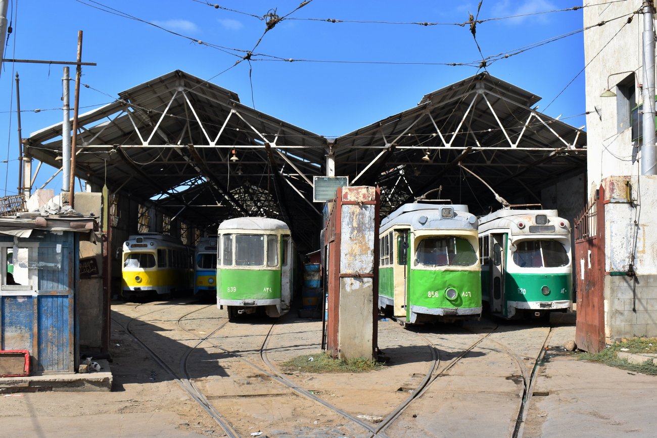 Александрия, Duewag GT6 № 899; Александрия, Duewag GT6 № 839; Александрия, Duewag GT6 № 856; Александрия, Duewag GT6 № 820