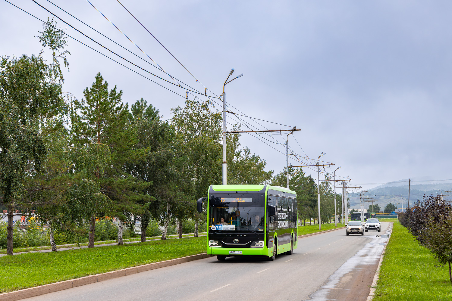 Альметьевск, Yutong ZK6106BEVG (QazTehna) № М 808 ХС 716