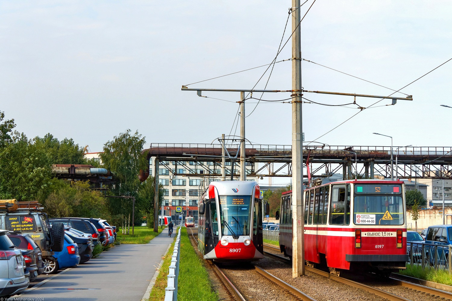 Szentpétervár, 71-801 (Alstom Citadis 301 CIS) — 8907