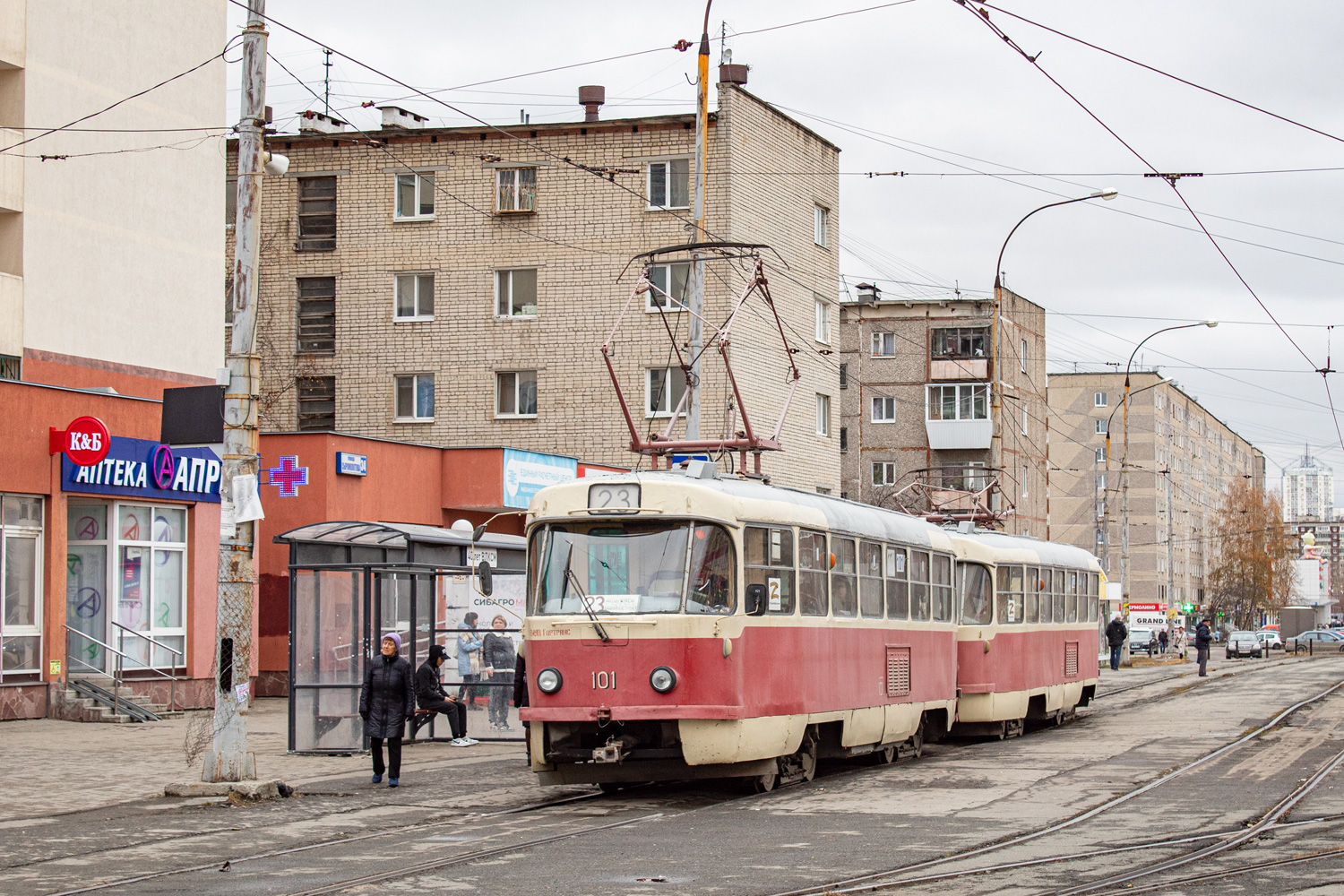 Екатеринбург, Tatra T3SU (двухдверная) № 101
