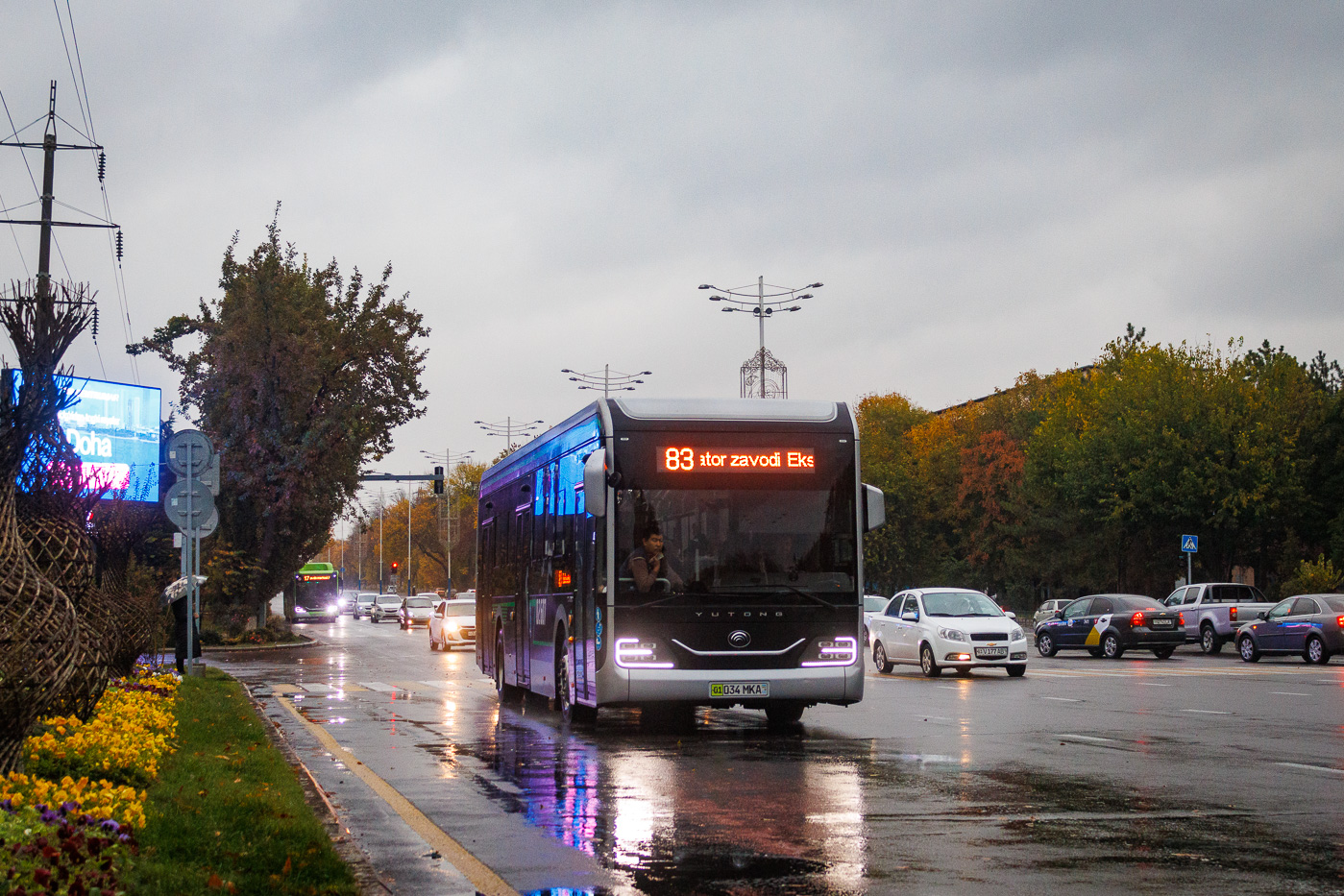 塔什干, Yutong ZK6126BEVG # 02607